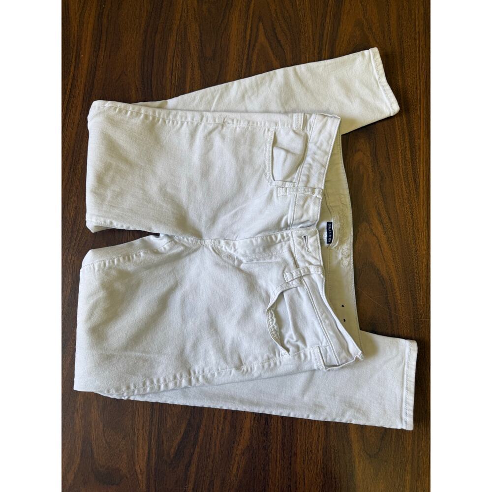 American eagle white super stretch denim womens size 10 - Picture 2 of 6